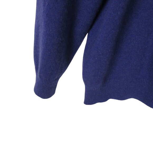 Lands' End 100% Cashmere Sweater Men's Purple Size XL $199 - Picture 6 of 7